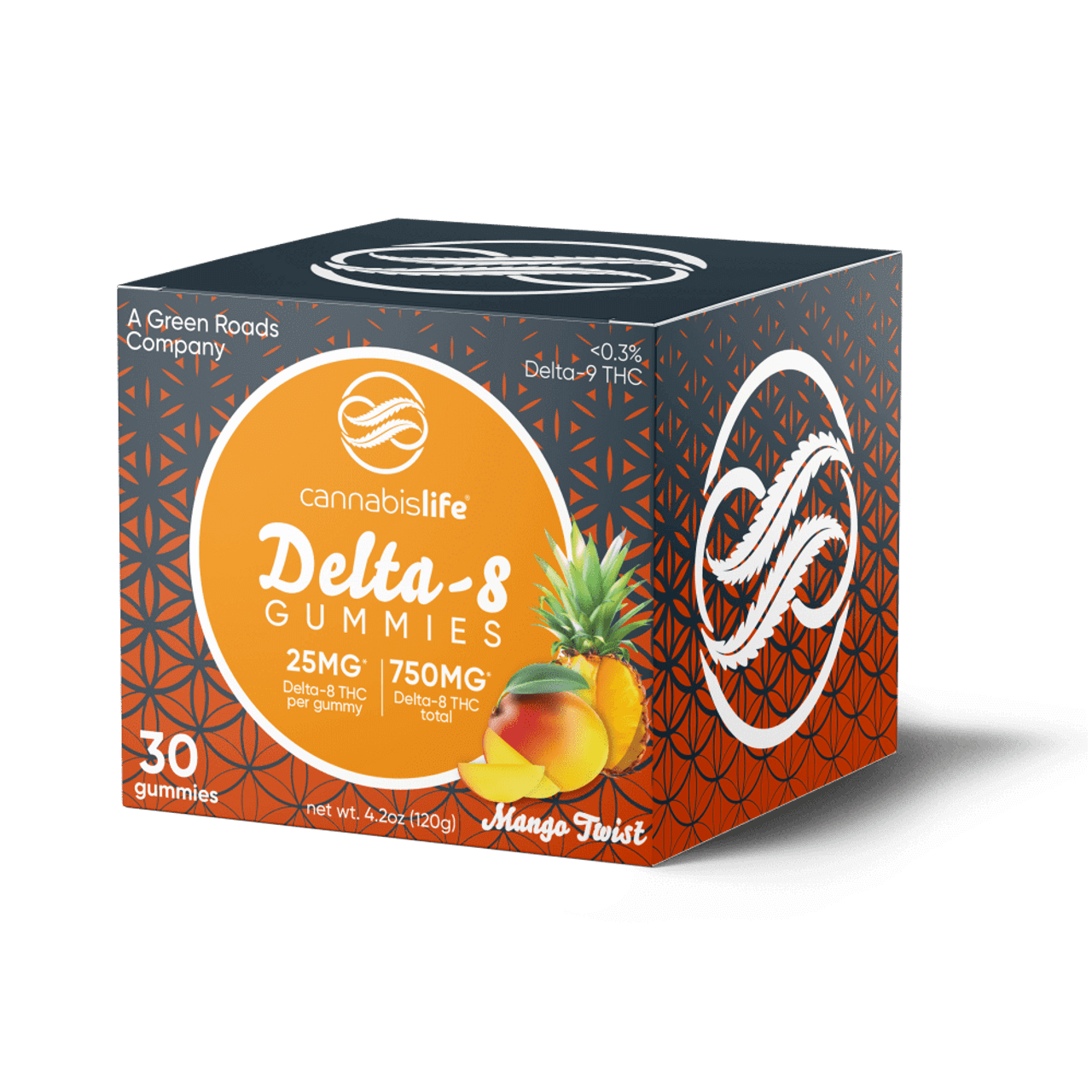 Cannabis Life Mango Twist Delta-8 Gummies (30ct) 750mg image