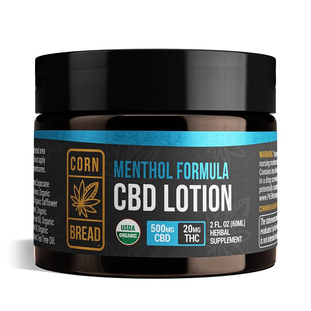 Cornbread 500 mg CBD Lotion with Menthol image