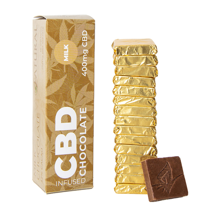Artisan CBD Chocolate - 400mg of CBD - 16 Pieces logo
