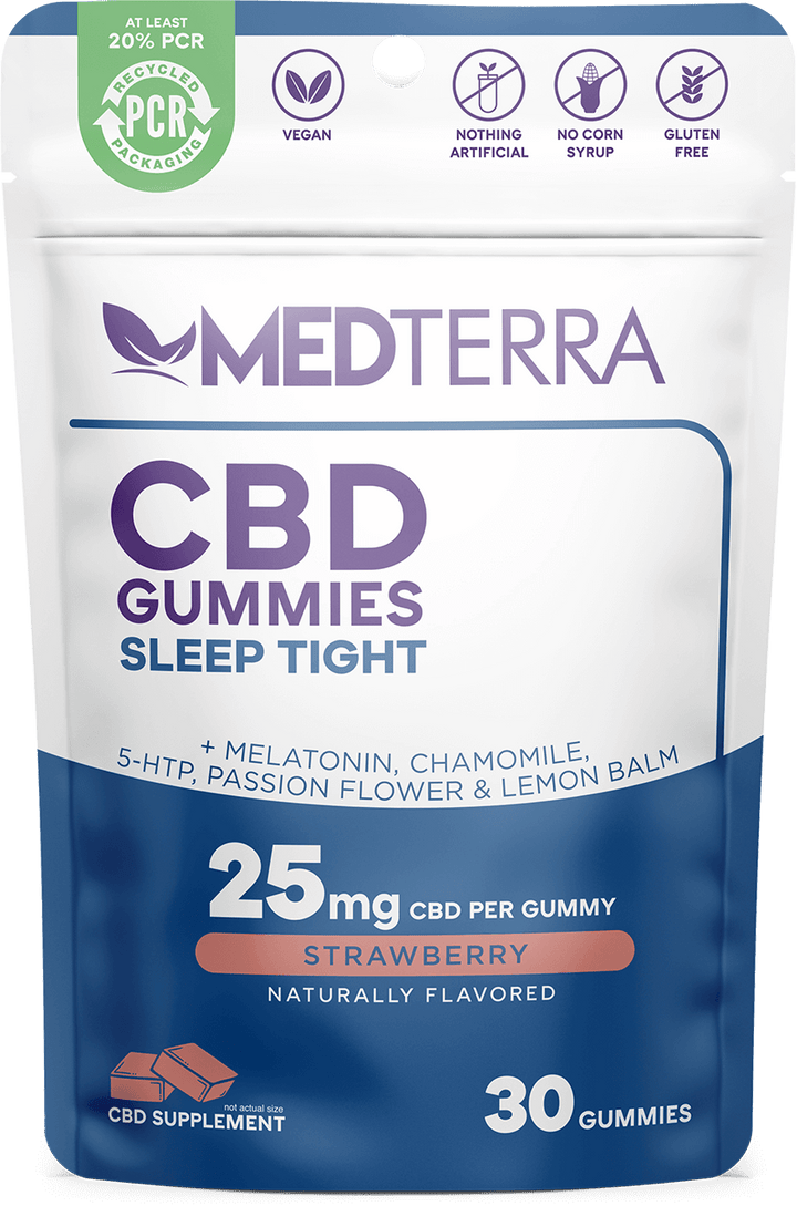 CBD & Melatonin Sleep Tight Gummies, 750mg logo