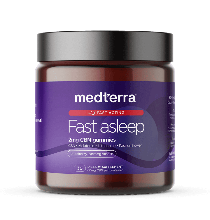 Medterra Fast-Acting CBN Gummies for Fast Asleep 60mg image