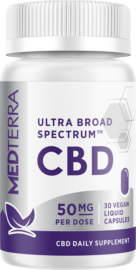 MedTerra Ultra Broad Spectrum CBD Liquid Capsules