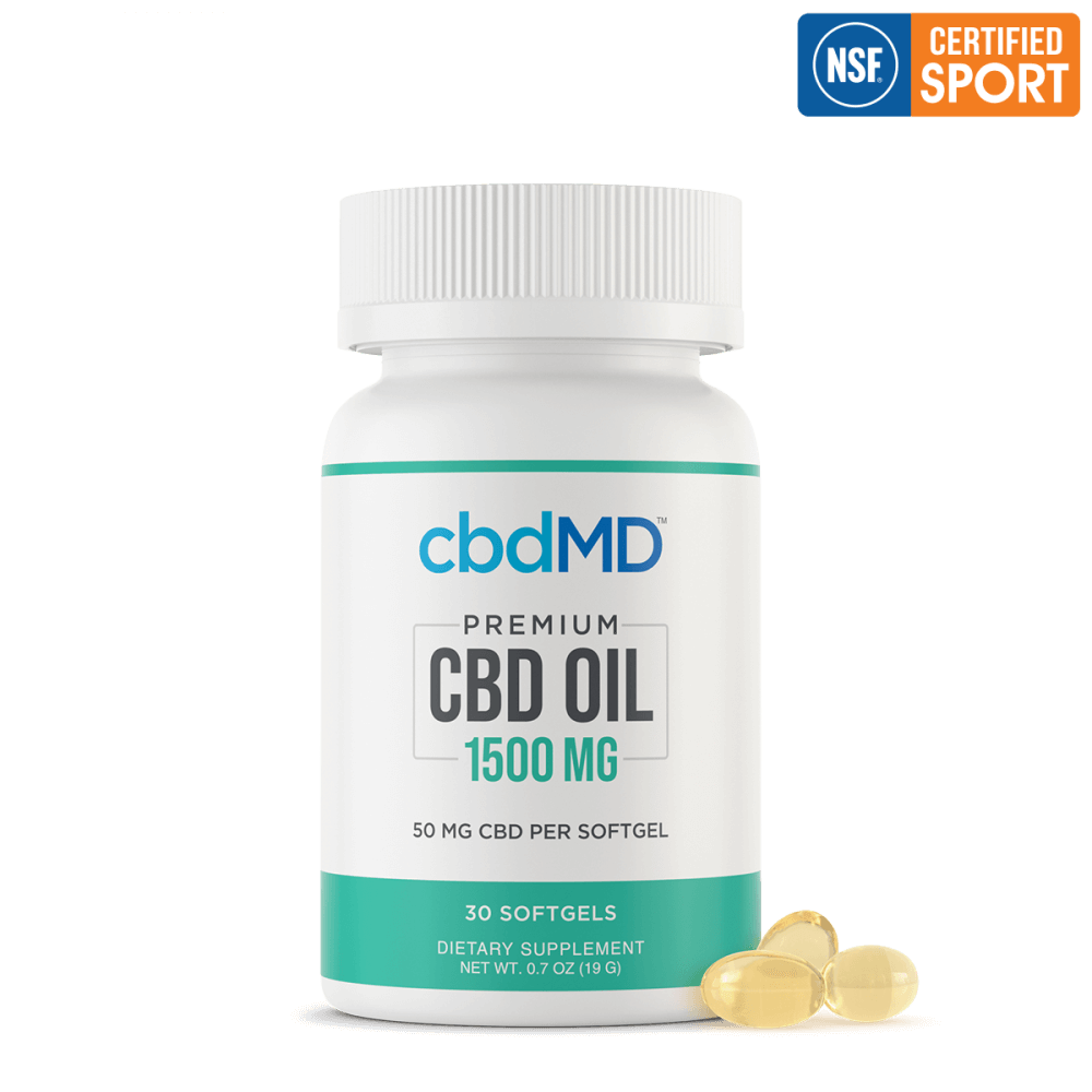 CBD Oil Capsules - 1500 mg - 30 Count logo