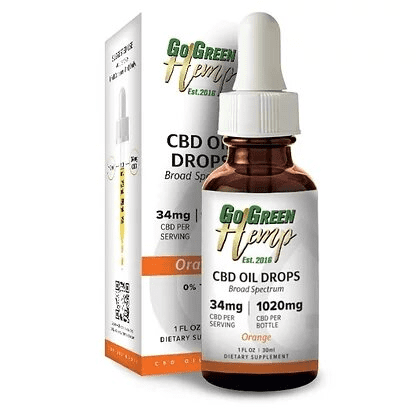 CBD Oil Orange Tinctures 1020mg logo