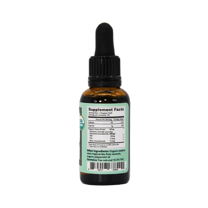 Upstate Elevator Supply Co. Organic Peppermint Hemp Extract 1500 mg image 3