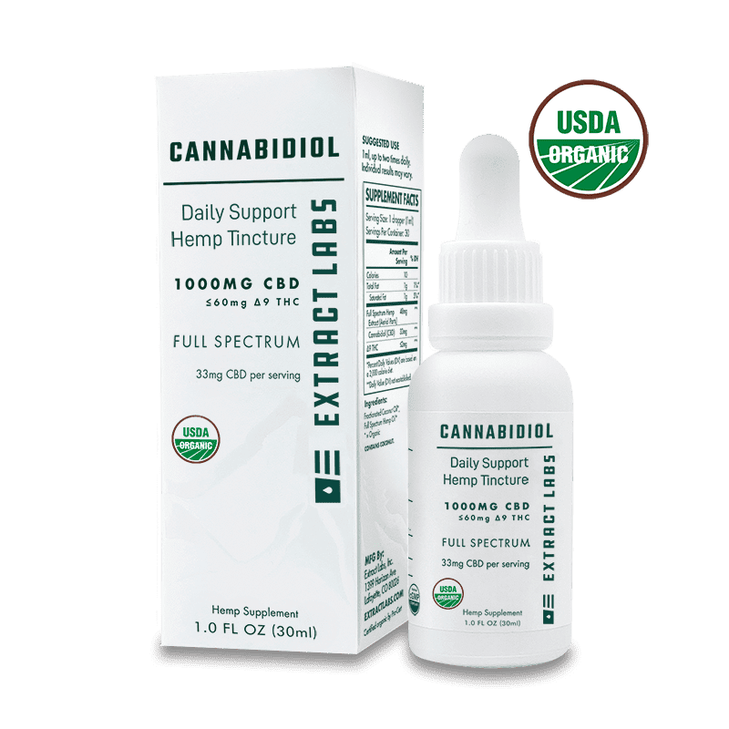 Extract Labs Daily Support CBD Tincture – Full Spectrum image1