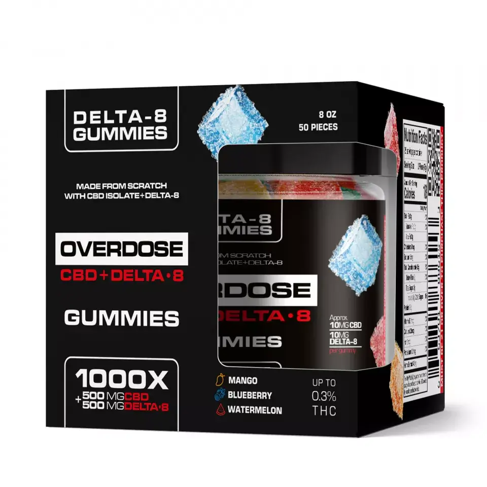 Overdose CBD Delta-8 THC Gummies 1000X image_4