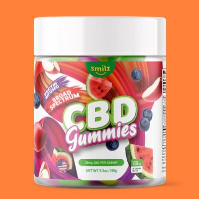 Smilz Pectin Infused Broad Spectrum CBD Gummies - 750MG image1