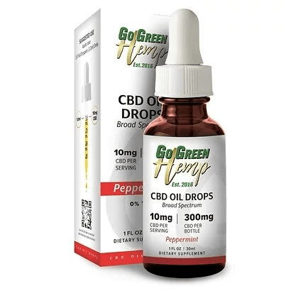 CBD Oil Peppermint Tinctures 300mg logo