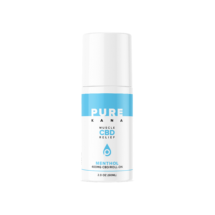 400 mg CBD Muscle Rub Roll-On Gel - Menthol logo