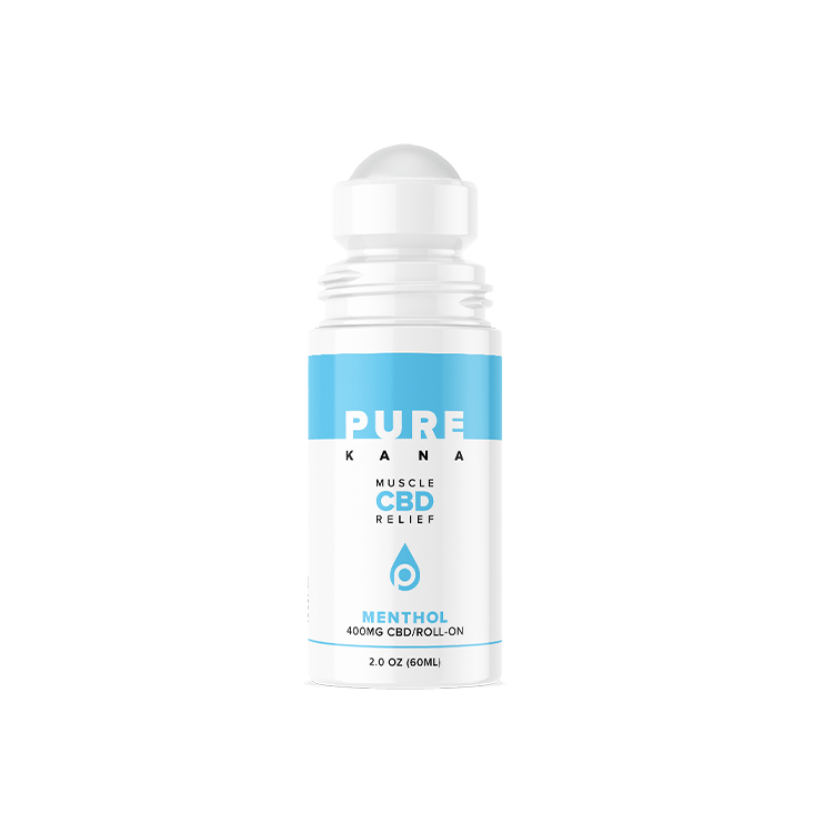 PureKana 400 mg CBD Muscle Rub Roll-On Gel - Menthol image 2