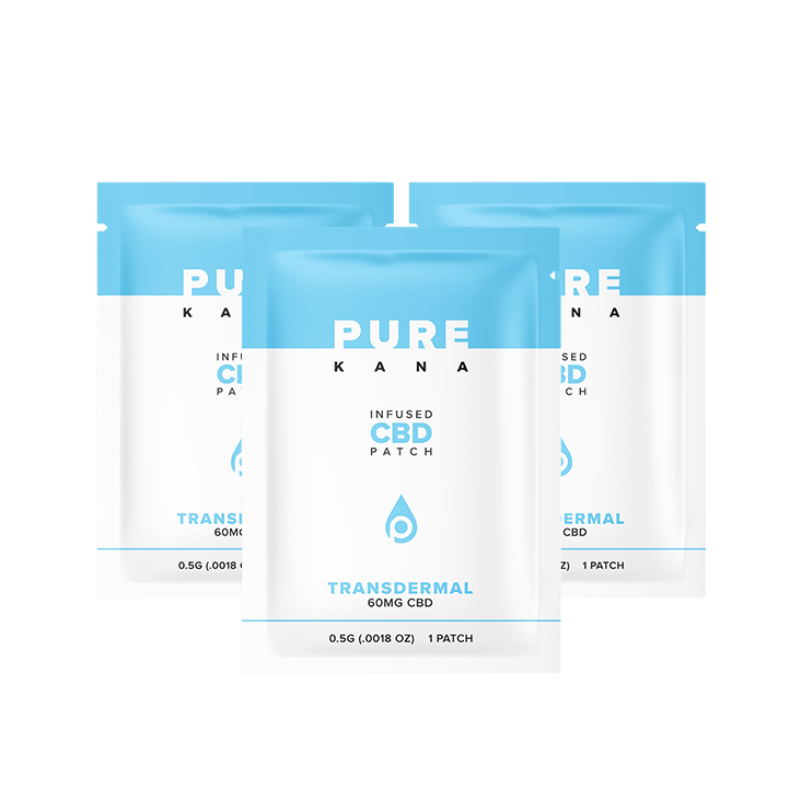 PureKana 60 mg CBD Transdermal Patches - 3-Pack