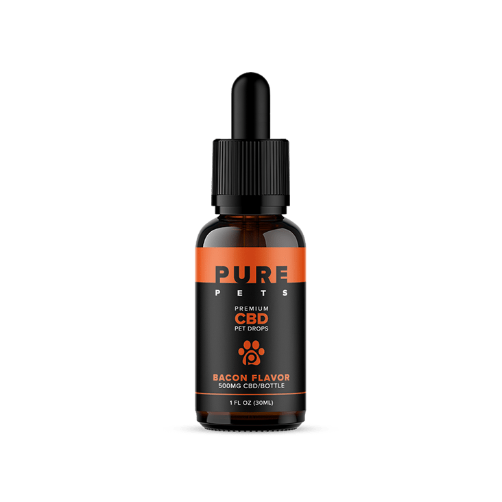 500 mg CBD Oil for Pets - Bacon logo