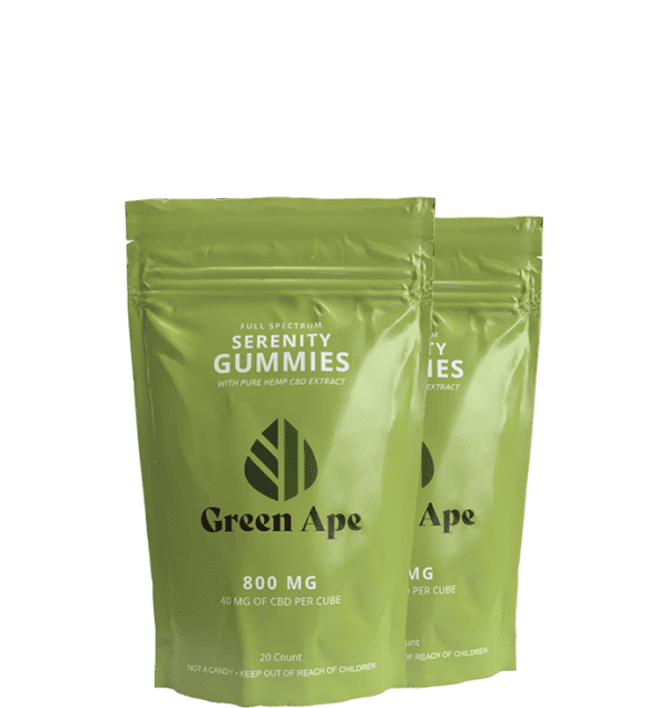 Green Ape Serenity Gummies, 400 Gummies image1