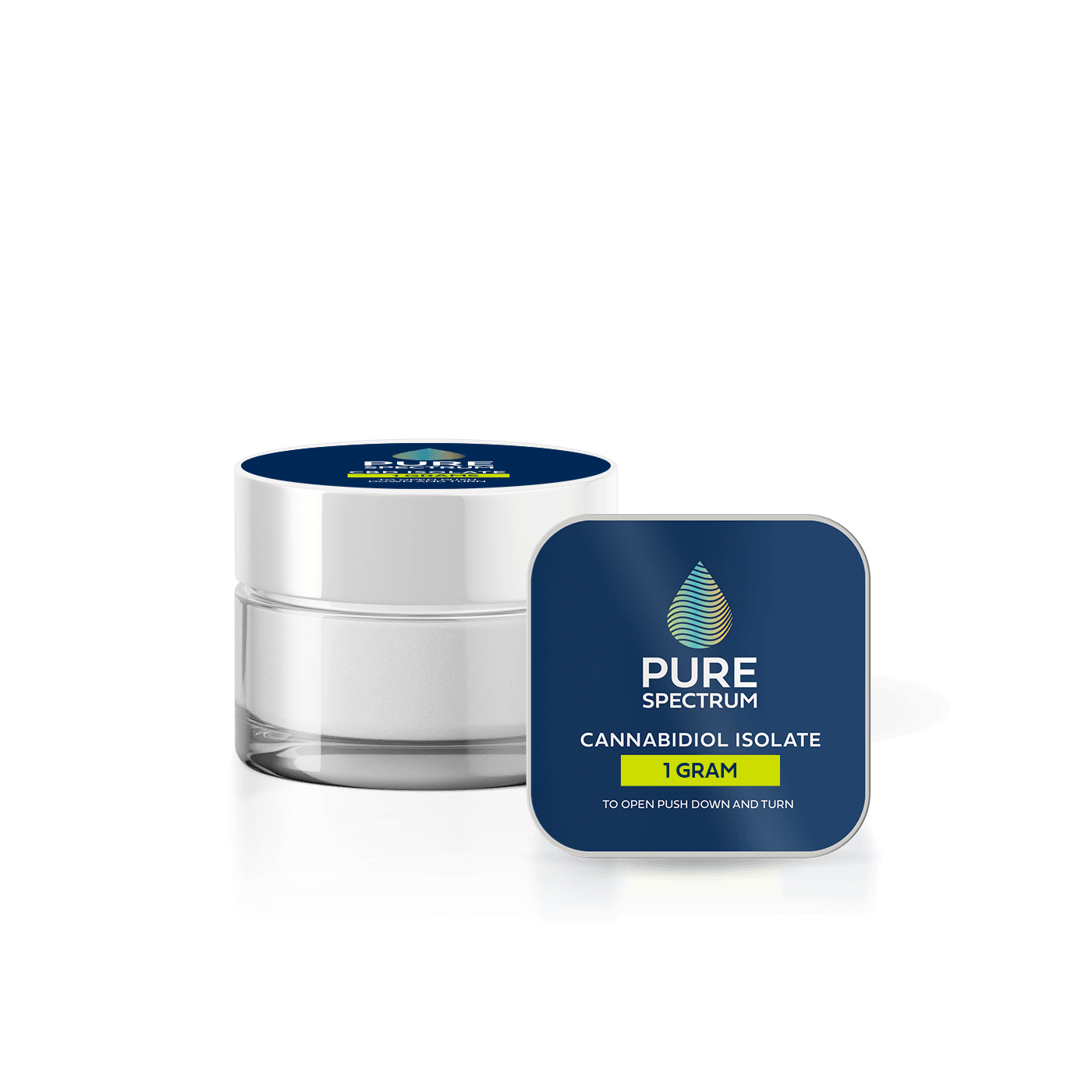 Pure Spectrum Pure Cannabidiol Isolate 1 Gram 1000 mg image 3