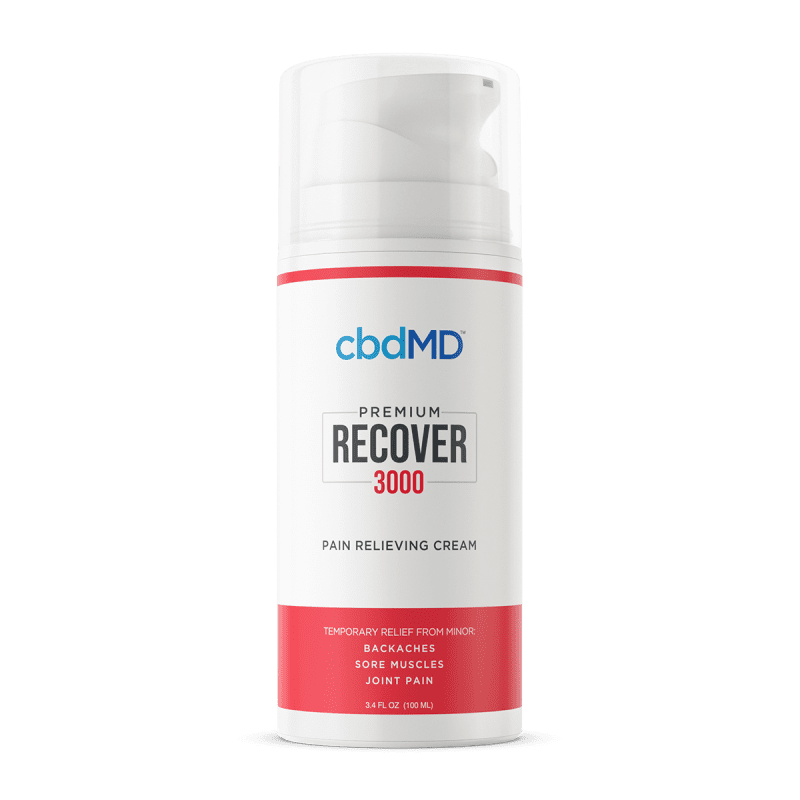 CBD Recover - Airless Pump 3.4oz - 3000mg logo