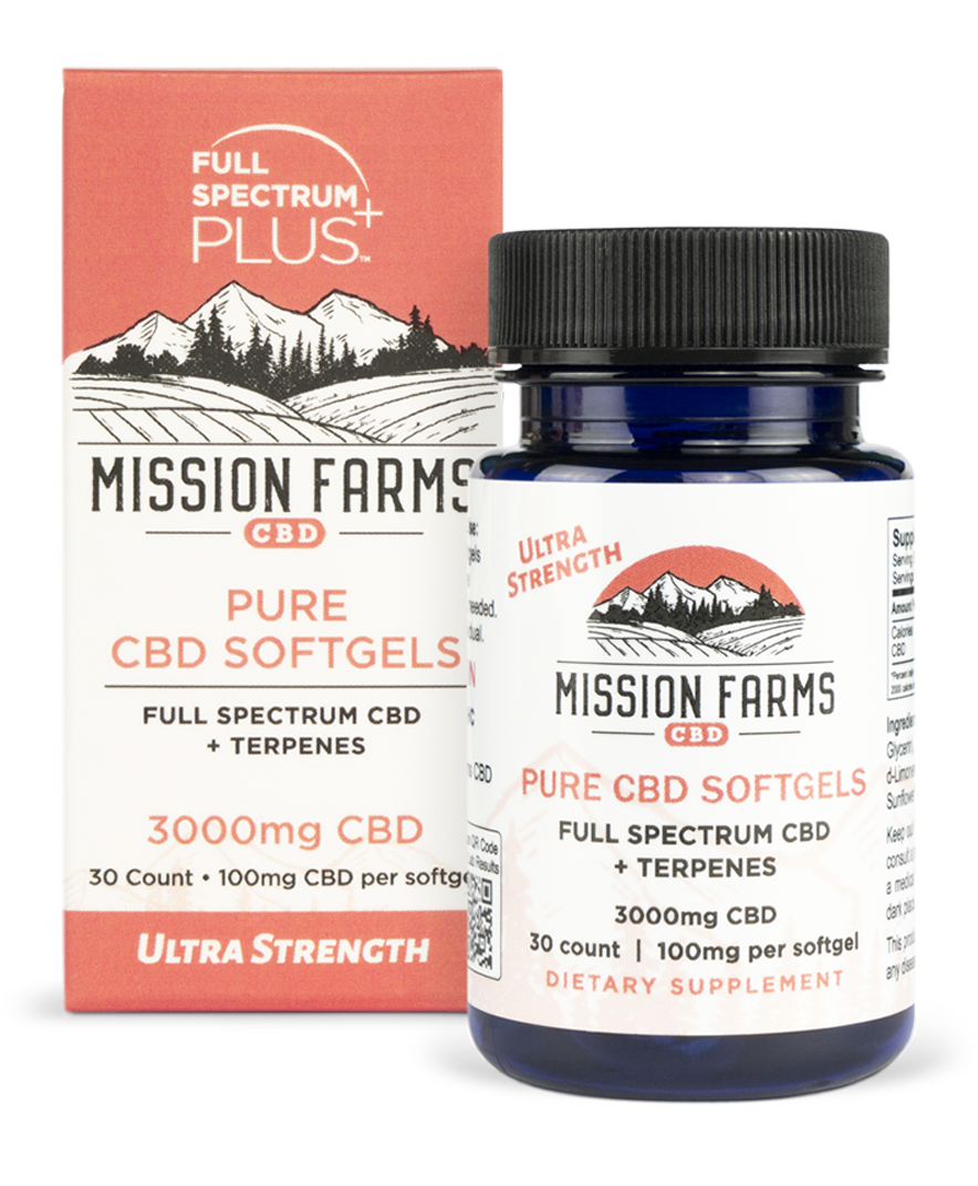 Mission Farms CBD Pure CBD Softgels
