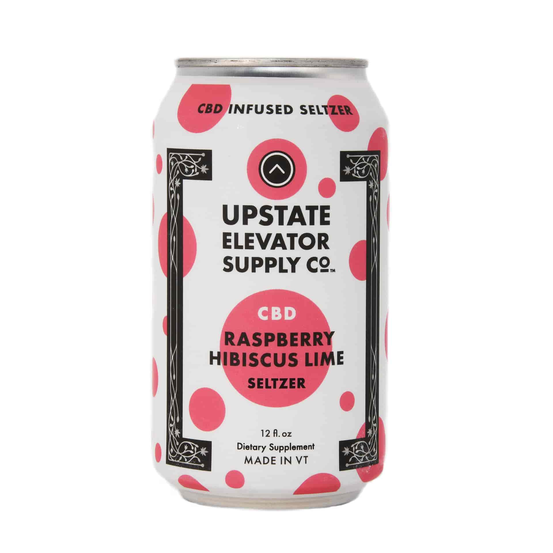 CBD Raspberry Hibiscus Lime Seltzer – 6 Pack logo