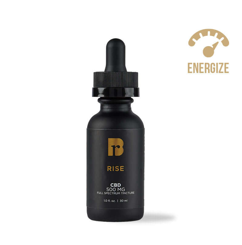 RISE Tincture with Chaga, Ashwagandha & CBD (500mg) logo