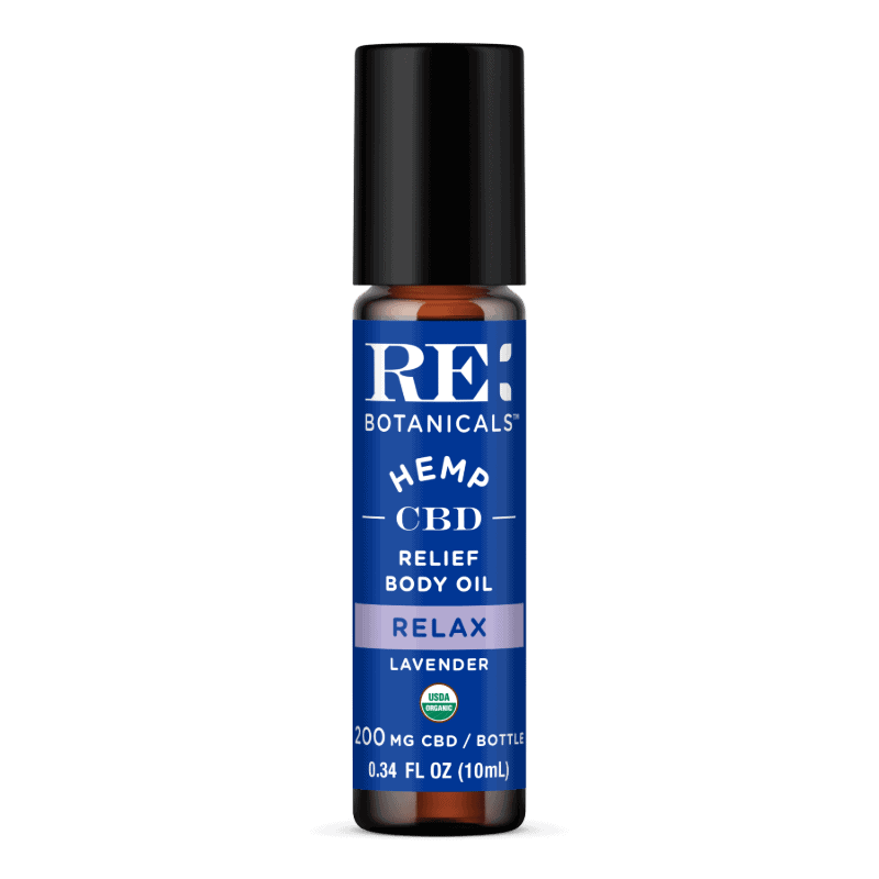Re Botanicals Relief Body Oil Lavender 200 mg image_2