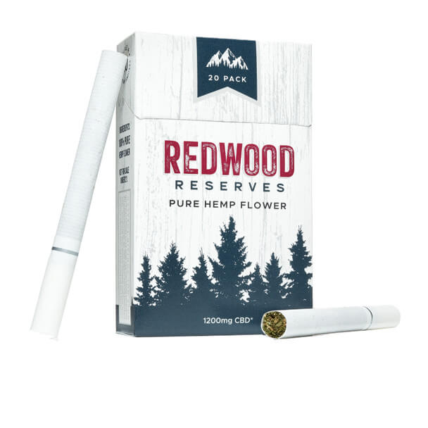 Redwood Reserves CBD Cigarettes Cigarette Pack Original 1200mg