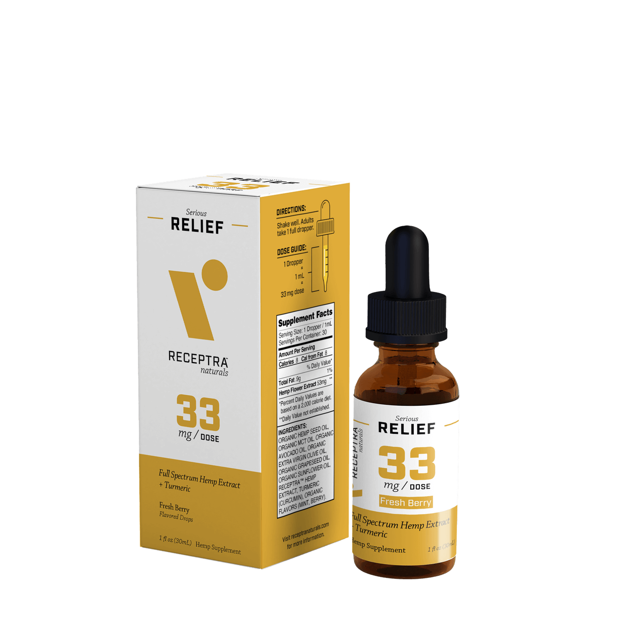 Serious Relief + Turmeric Tincture 33mg/dose logo