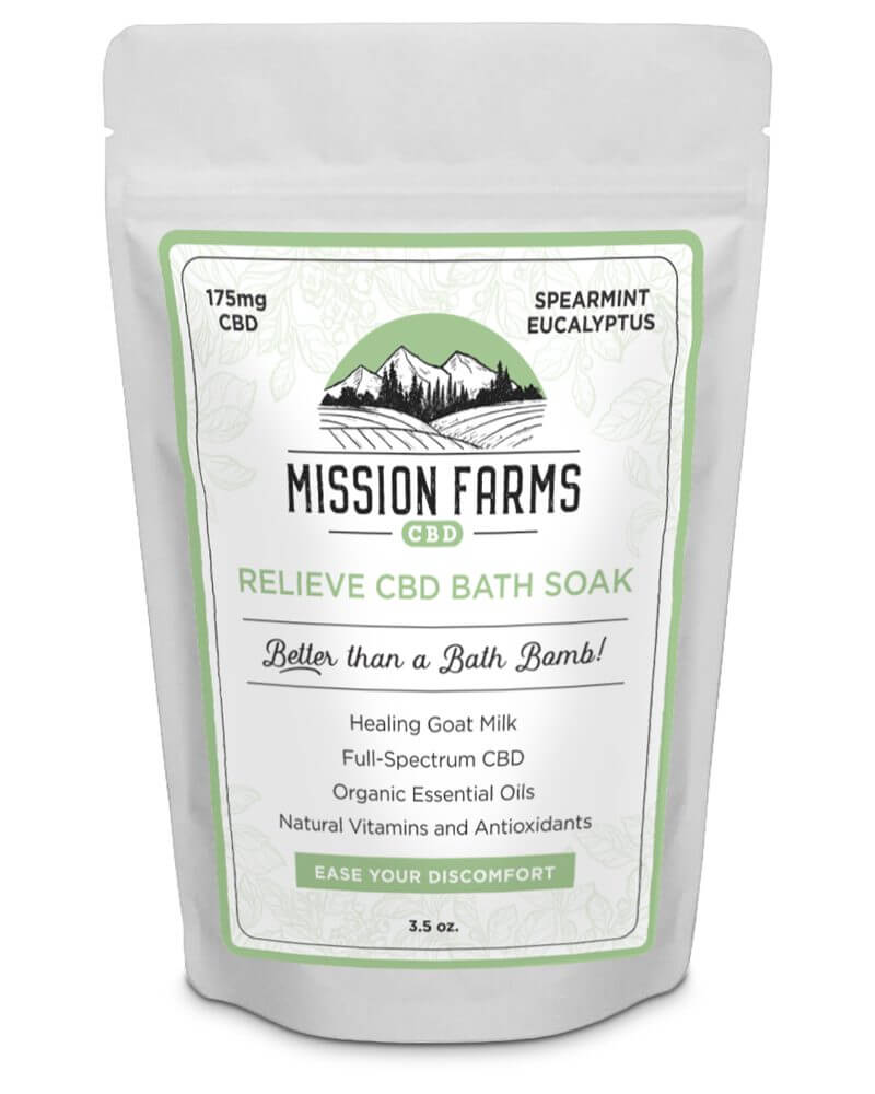 Mission Farms CBD Relieve CBD Bath Soak 175 mg image