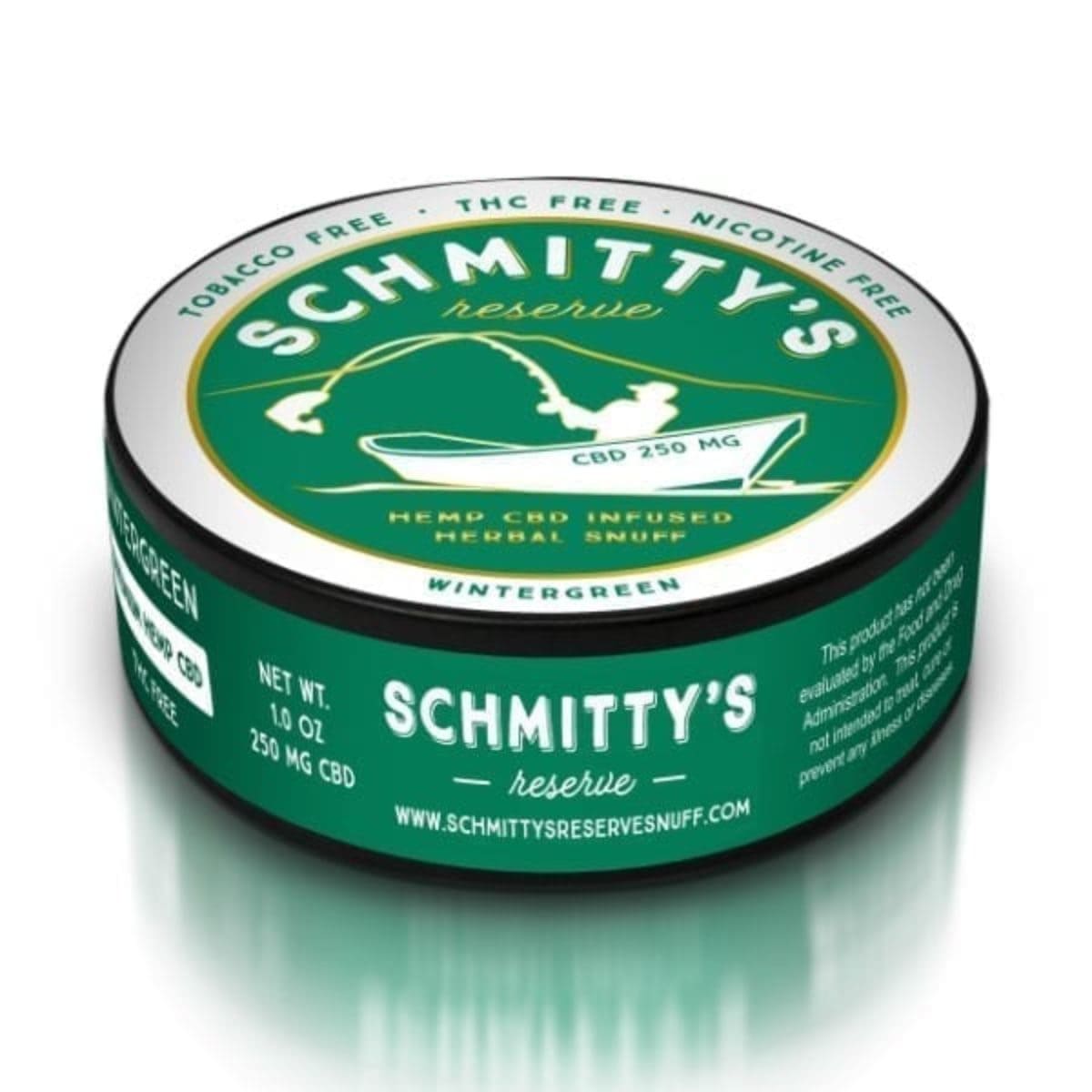 Schmitty's Snuff Snuff Reserve CBD Wintergreen Flavor image1