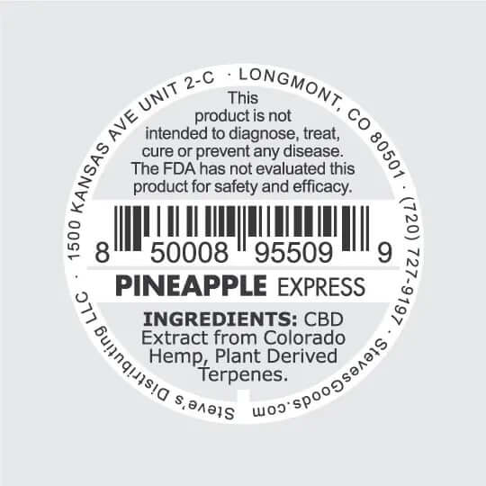 Pineapple Express CBD Shatter | Fine Hemp Dabs image_2