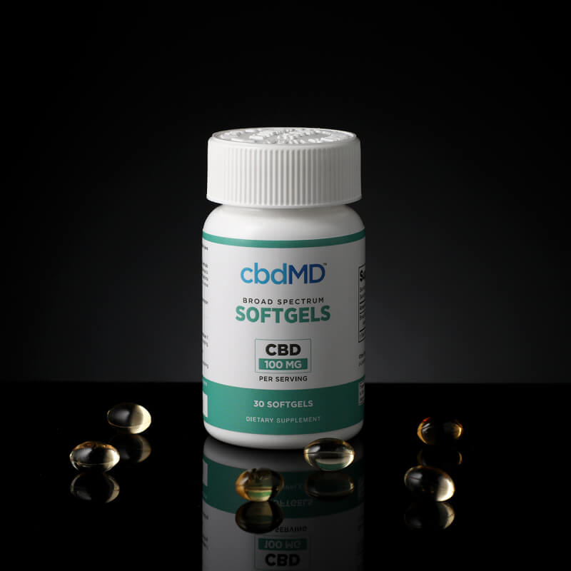 CbdMD CBD Oil Capsules Softgels 30 Count 3000 mg Image_2
