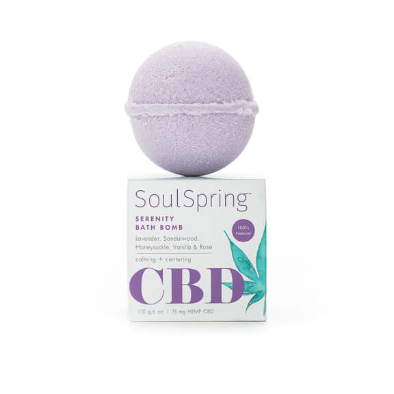 SoulSpring Soul Spring CBD Bath - Serenity Bath Bomb - 75mg