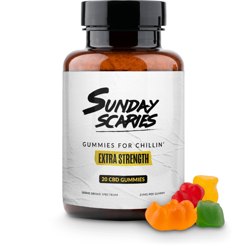 Sunday Scaries Extra Strength CBD Gummies