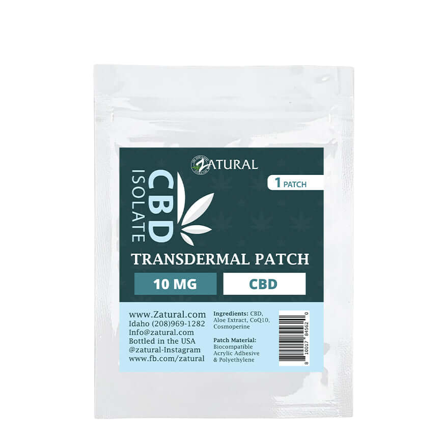Zatural Transdermal CBD Patch 10 mg image