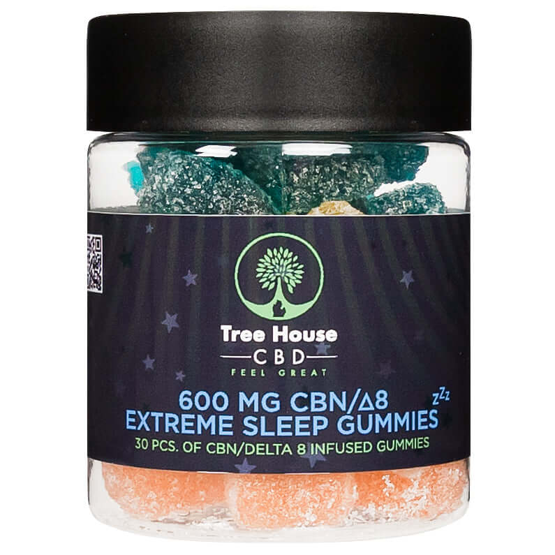 Extreme sleep gummy 600mg CBN-D8 (30 pack) logo