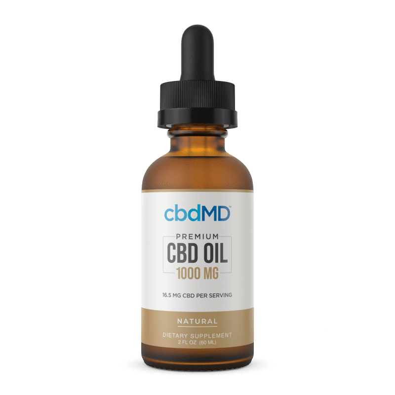 CbdMD CBD Oil Tincture - Natural - 1000 mg image1