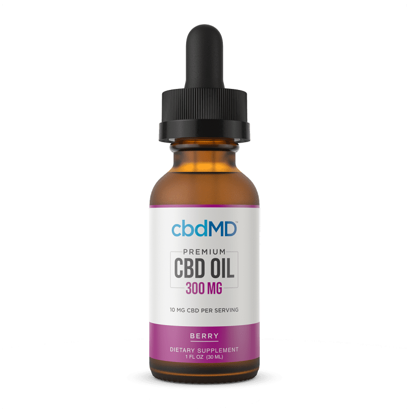 CbdMD CBD Oil Tincture - Berry - 300 mg image1