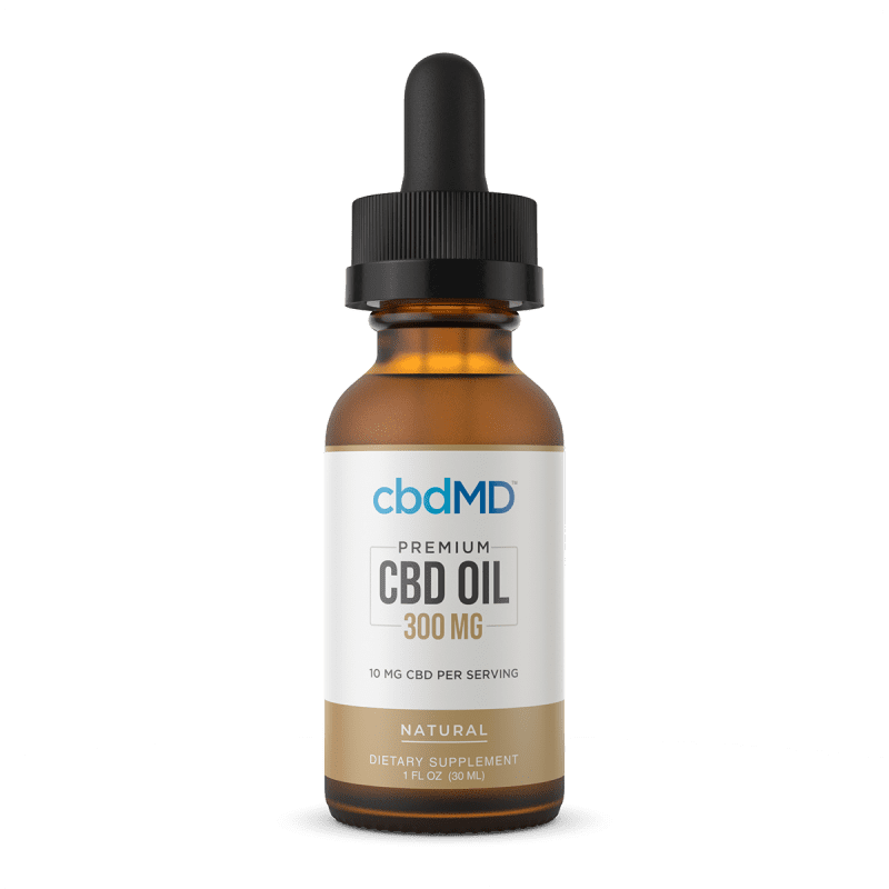 CbdMD CBD Oil Tincture - Natural - 300 mg image1