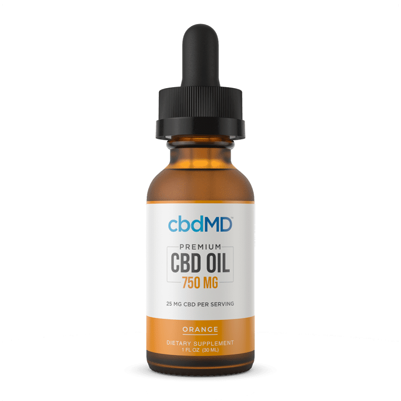 CBD Oil Tincture 750mg - Orange logo