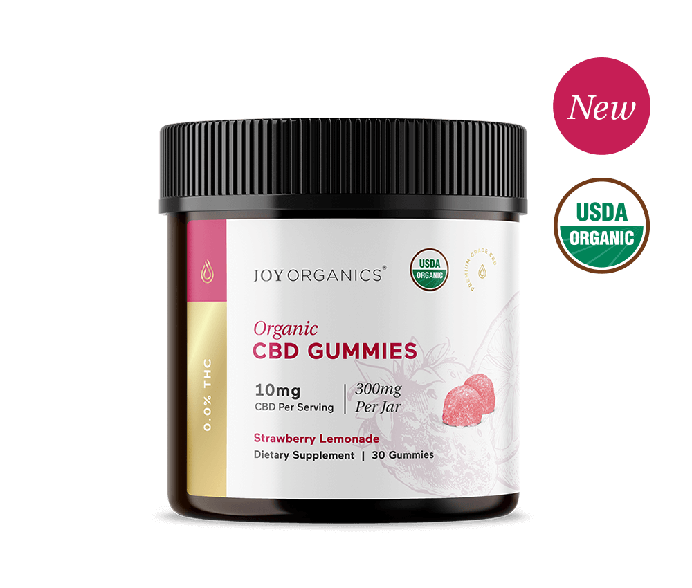 Organic CBD Gummies, 300mg, Strawberry Lemonade logo