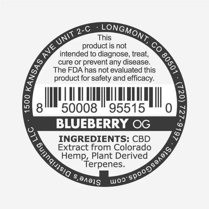 Blueberry OG CBD Wax | Fine Hemp Concentrate image_2