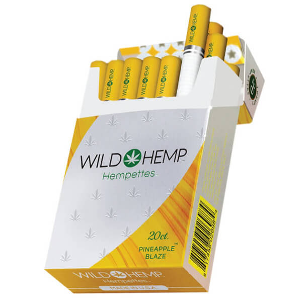 Wild Hemp CBD Cigarettes Pineapple Blaze Hempettes 50mg
