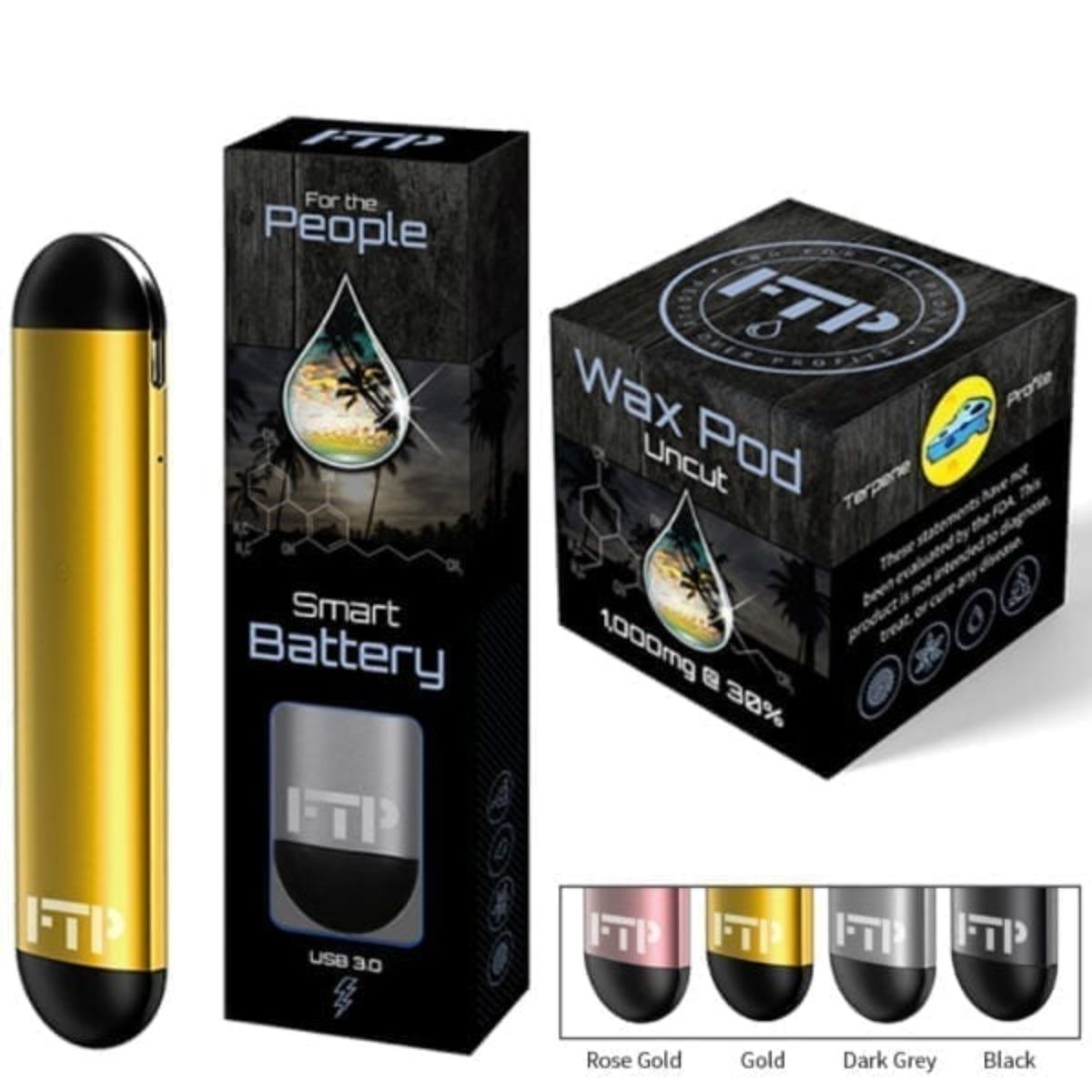 Uncut CBD Wax Pods Starter Kit - X1 400mg logo