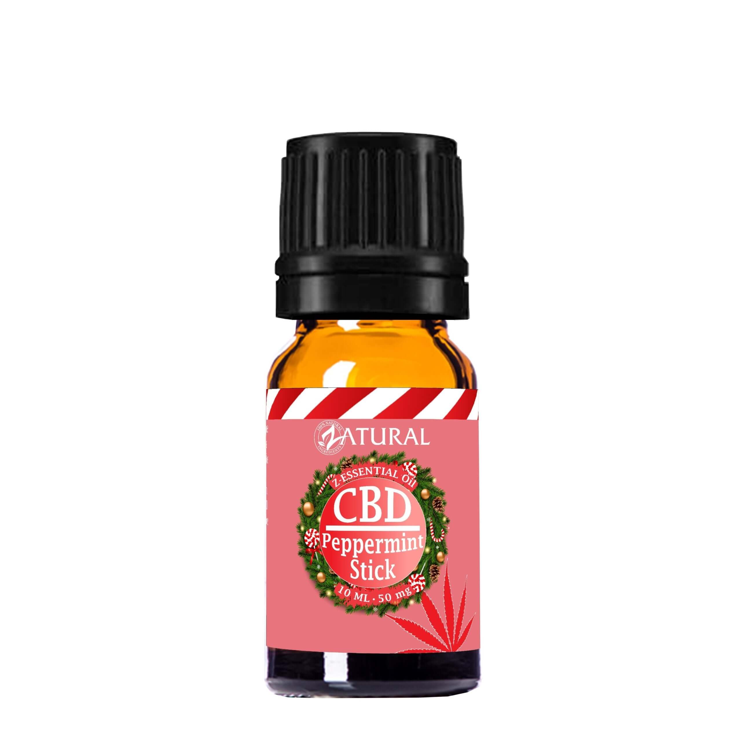 Zatural CBD Peppermint Stick Seasonal Essential Oil 50 mg image
