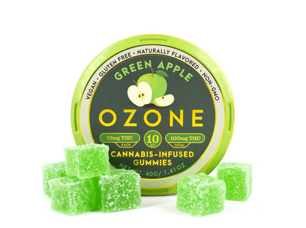 Gummies | Ozone | Green Apple logo