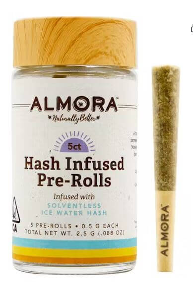 Hash Infused Pre Roll (5) Pack: Forbidden Belts (0.5g) logo