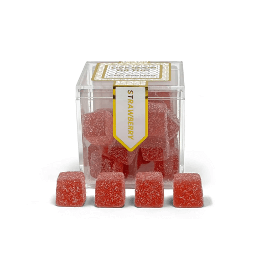 Live Resin Delta 8 THC Gummies | 600mg | CBD-Boosted | Strawberry logo