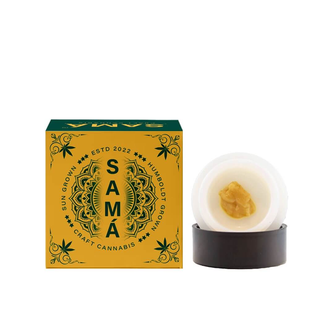 SAMA™ Live Rosin Cold Cure Jar HYBRID / GG4 (ORIGINAL GLUE) - 1g logo