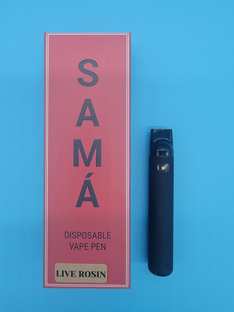 SAMA™ Live Rosin Disposable Vape HYBRID / GG4/ORIGINAL GLUE - 0.5g logo