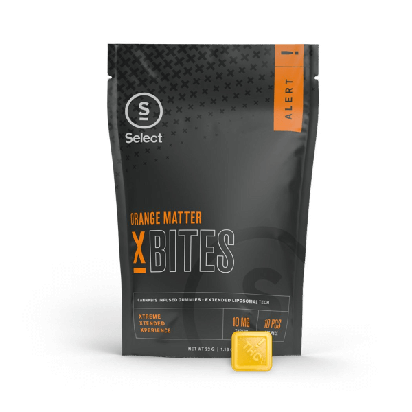 Select X-Bites Orange Matter 10pk Gummies 100mg logo