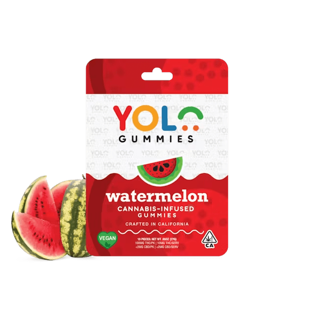 Watermelon Gummies - 100mg - Yolo logo